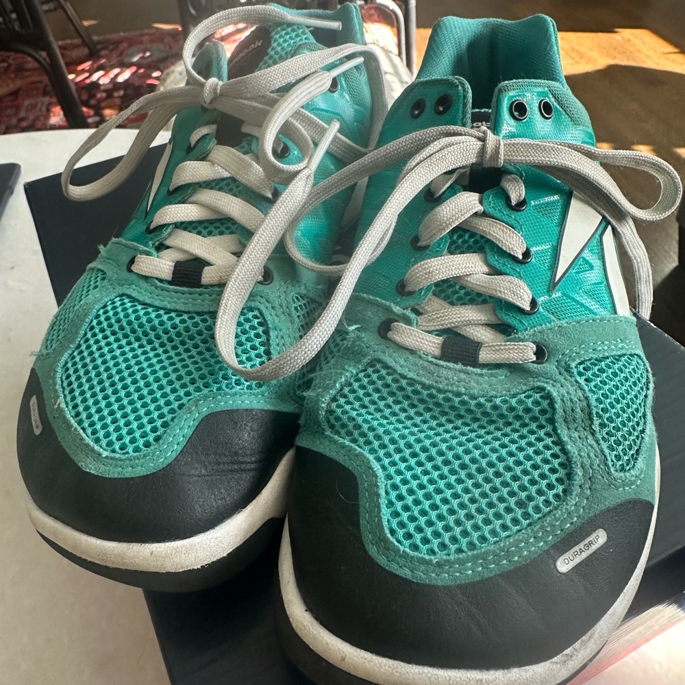Reebok Teal and Black Athletic Shoes - Picture 3 of 7